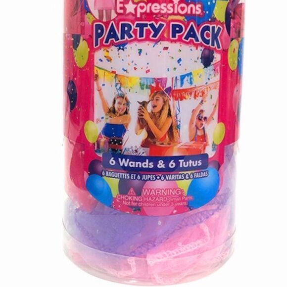 NIB Expressions Party Pack Girls Tutu & Wand Set - Picture 1 of 5